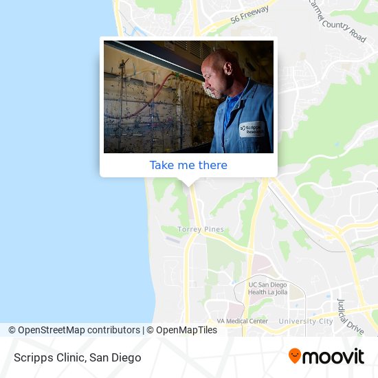 Mapa de Scripps Clinic