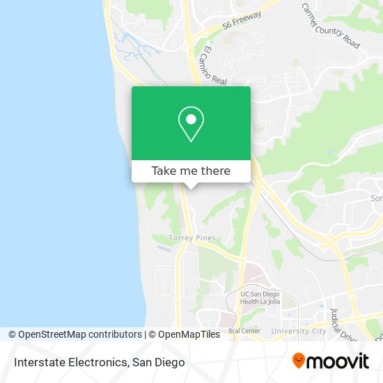 Mapa de Interstate Electronics