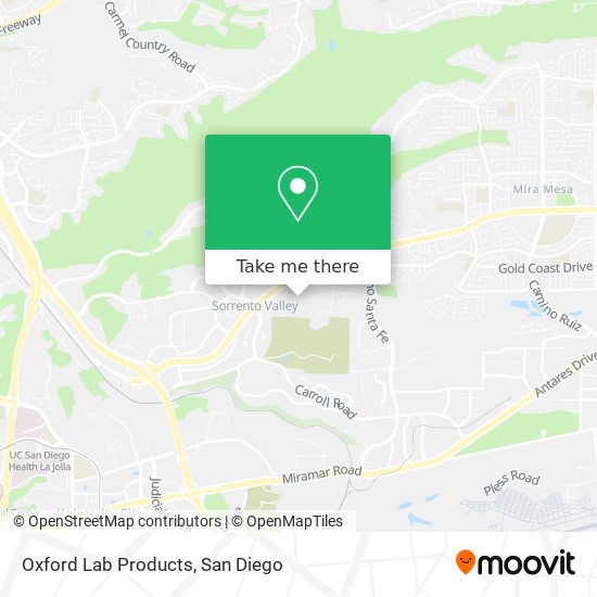 Oxford Lab Products map