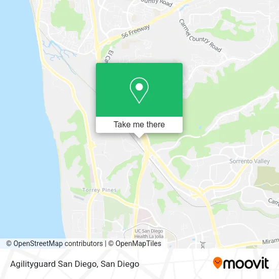 Mapa de Agilityguard San Diego