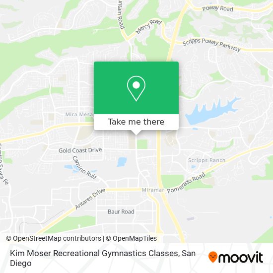 Mapa de Kim Moser Recreational Gymnastics Classes