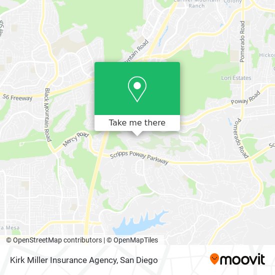 Mapa de Kirk Miller Insurance Agency