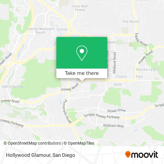 Hollywood Glamour map