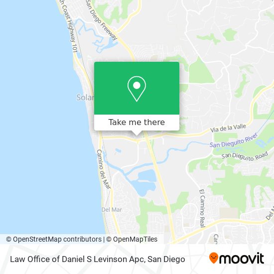 Law Office of Daniel S Levinson Apc map