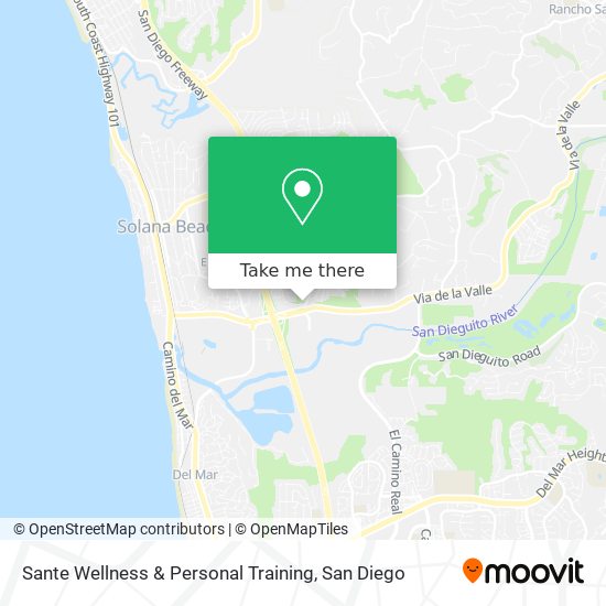 Sante Wellness & Personal Training map