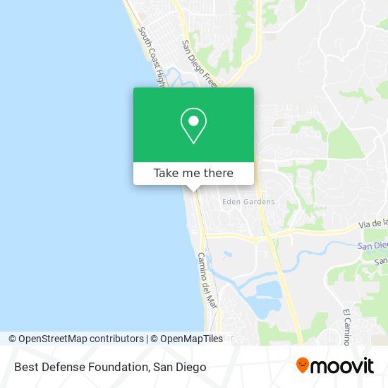 Best Defense Foundation map