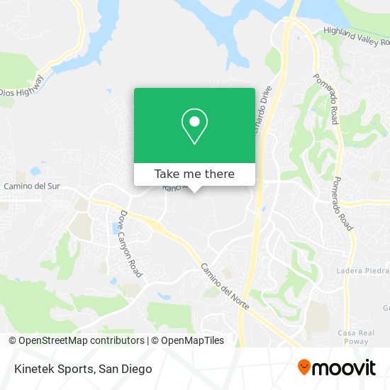 Kinetek Sports map