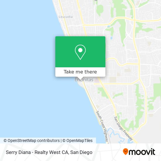 Serry Diana - Realty West CA map