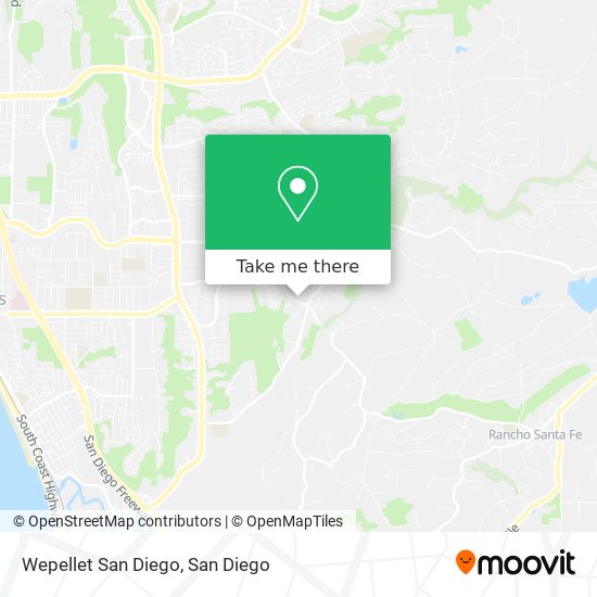 Mapa de Wepellet San Diego