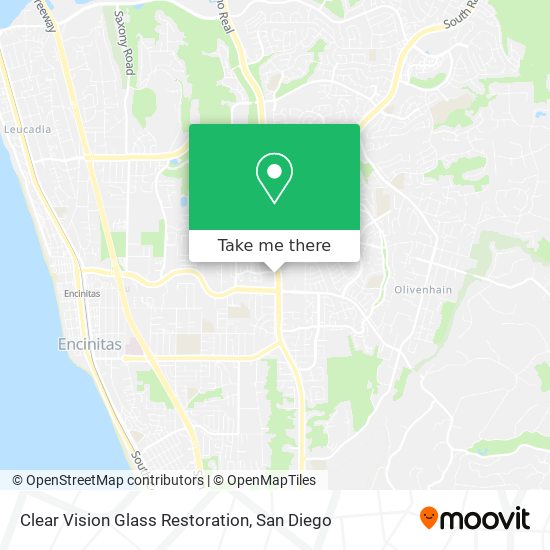 Mapa de Clear Vision Glass Restoration