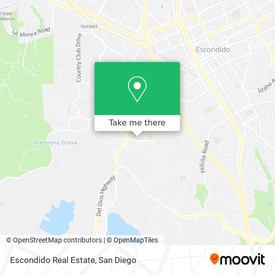 Escondido Real Estate map