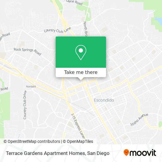 Terrace Gardens Apartment Homes map