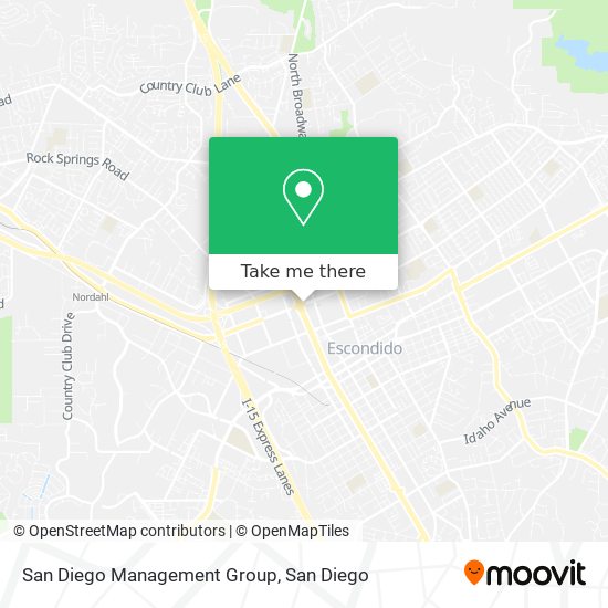 Mapa de San Diego Management Group