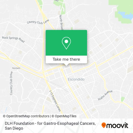 DLH Foundation - for Gastro-Esophageal Cancers map