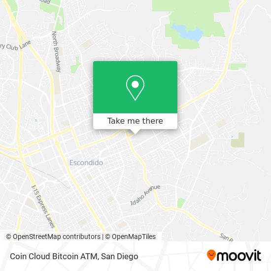 Coin Cloud Bitcoin ATM map