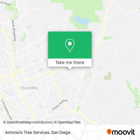 Mapa de Antonio's Tree Services