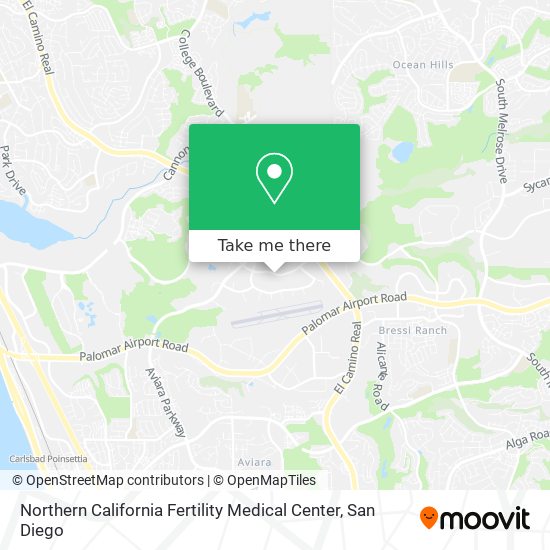 Mapa de Northern California Fertility Medical Center