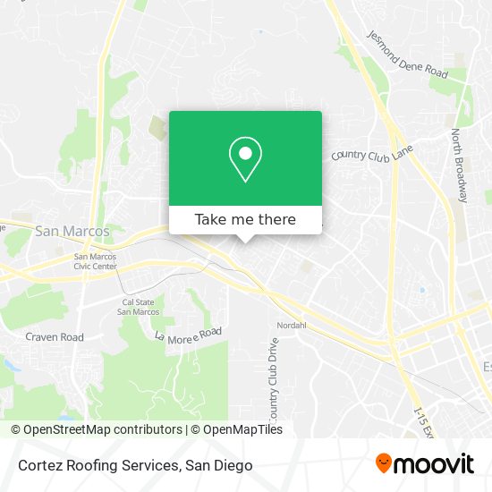 Cortez Roofing Services map