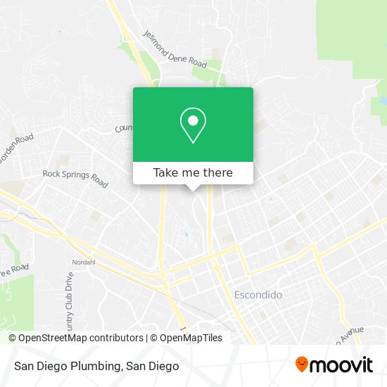 San Diego Plumbing map