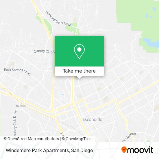 Mapa de Windemere Park Apartments