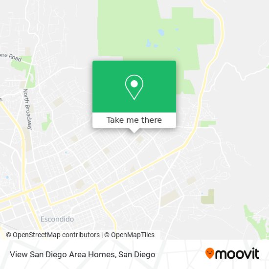 Mapa de View San Diego Area Homes