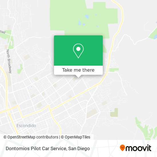 Dontomios Pilot Car Service map