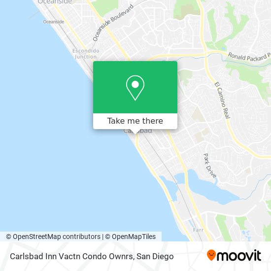 Mapa de Carlsbad Inn Vactn Condo Ownrs
