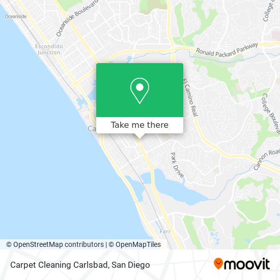 Carpet Cleaning Carlsbad map