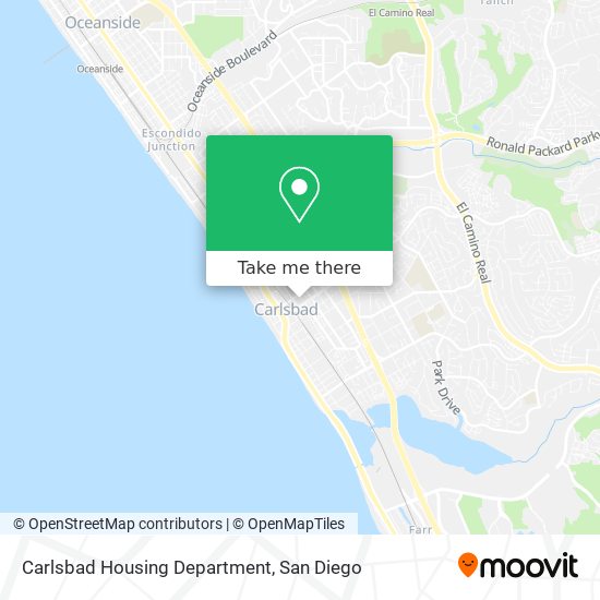 Mapa de Carlsbad Housing Department