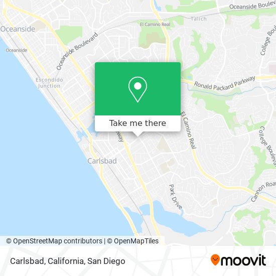 Carlsbad, California map