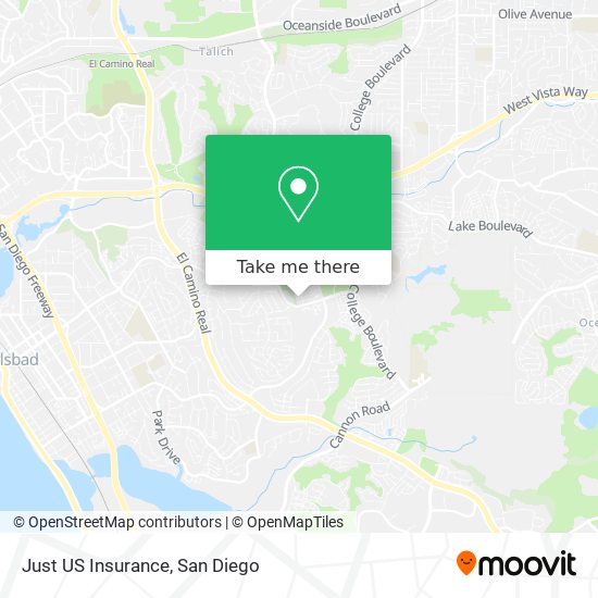 Just US Insurance map