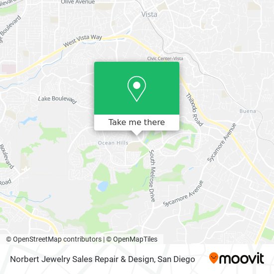 Norbert Jewelry Sales Repair & Design map