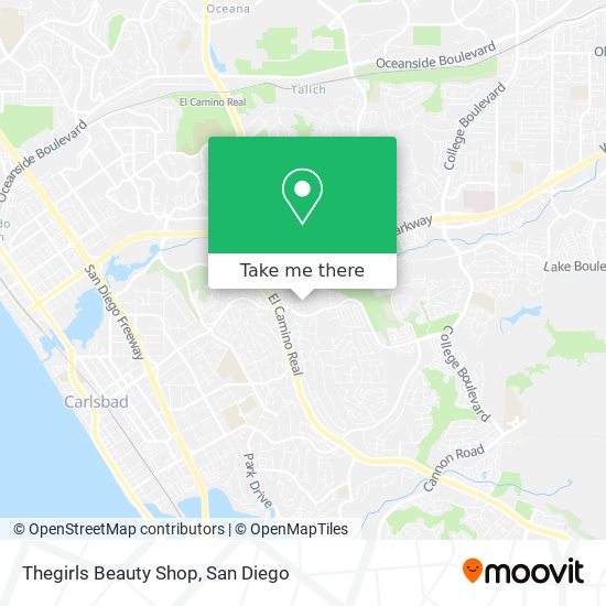Mapa de Thegirls Beauty Shop