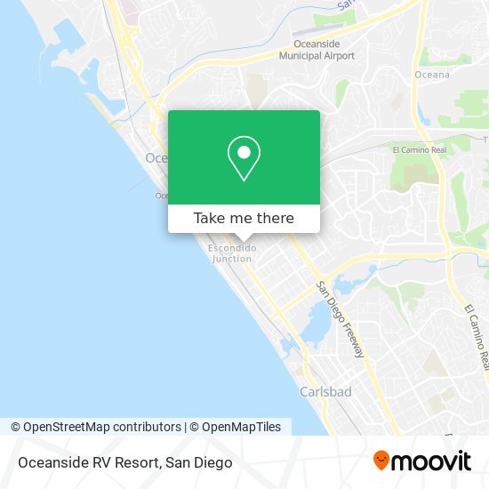 Mapa de Oceanside RV Resort