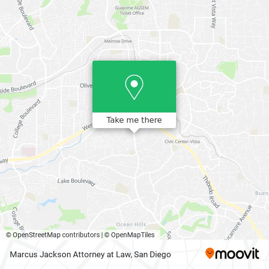 Marcus Jackson Attorney at Law map