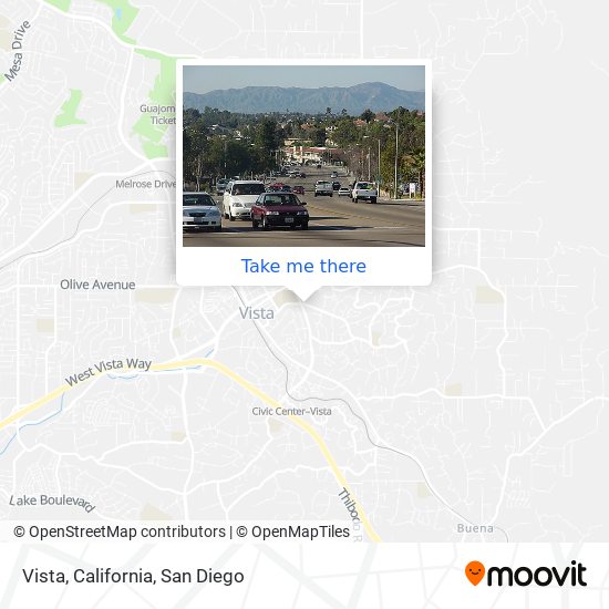 Mapa de Vista, California