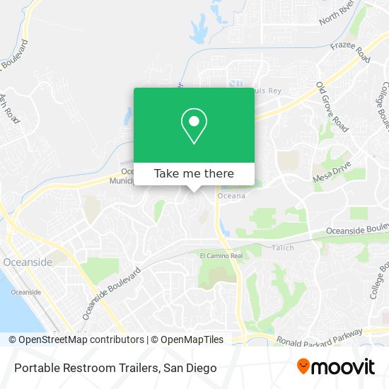 Portable Restroom Trailers map