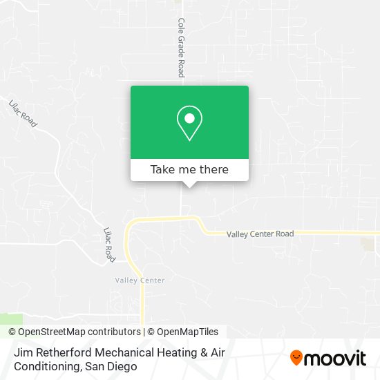 Mapa de Jim Retherford Mechanical Heating & Air Conditioning