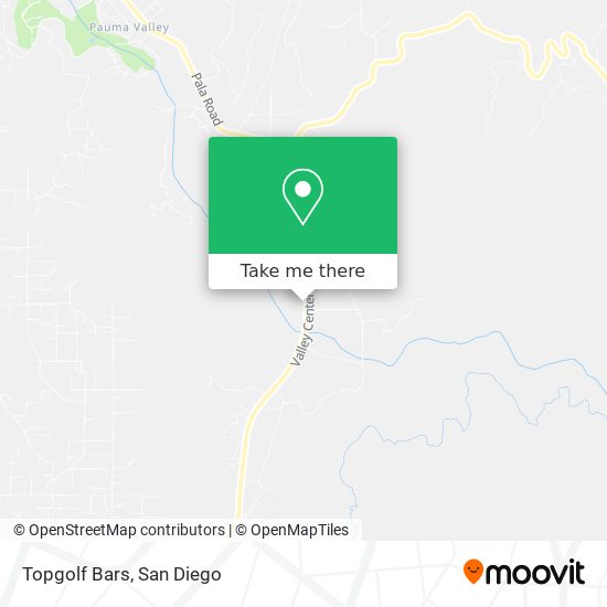 Mapa de Topgolf Bars