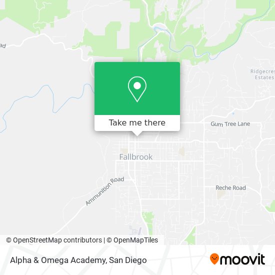 Mapa de Alpha & Omega Academy