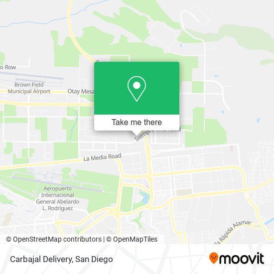 Mapa de Carbajal Delivery