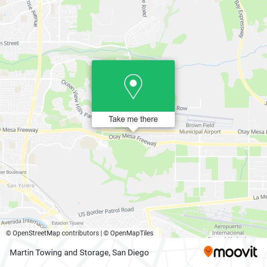 Mapa de Martin Towing and Storage