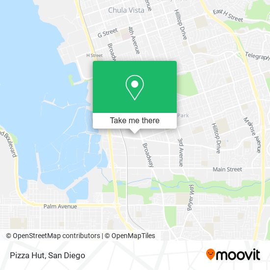 Pizza Hut map