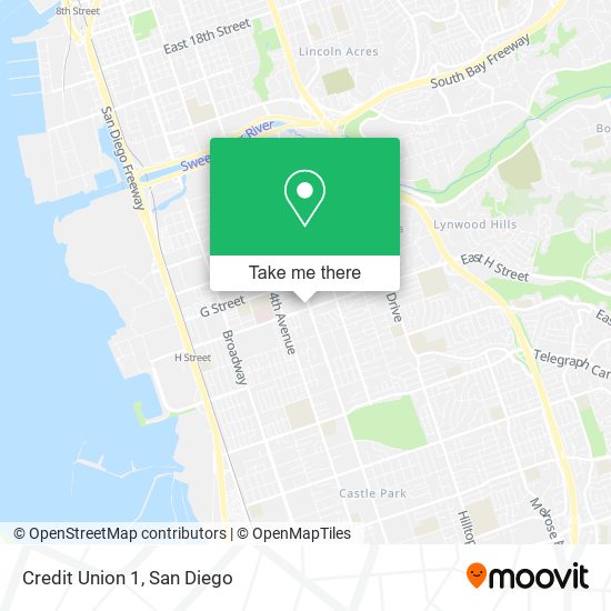 Credit Union 1 map