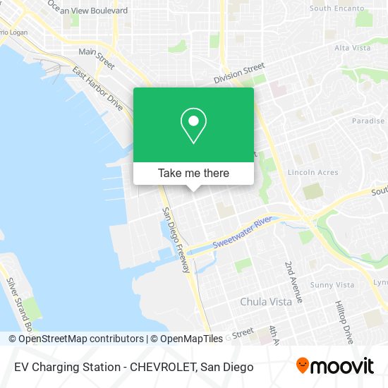 EV Charging Station - CHEVROLET map