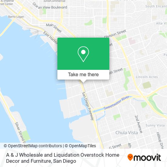 A & J Wholesale and Liquidation Overstock Home Decor and Furniture map