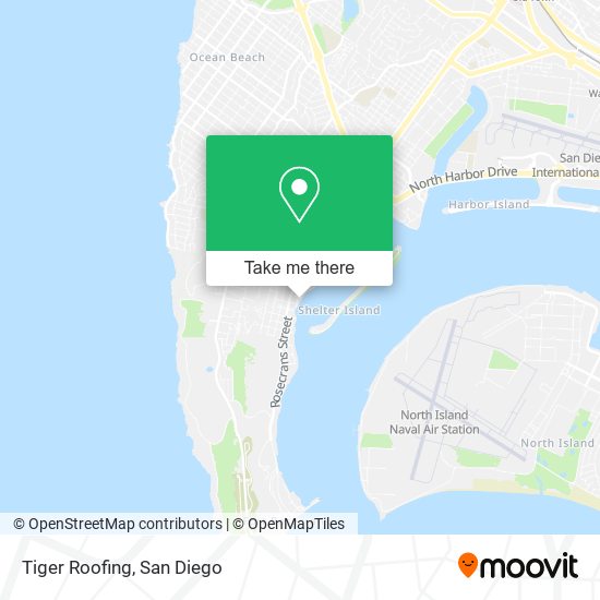 Tiger Roofing map