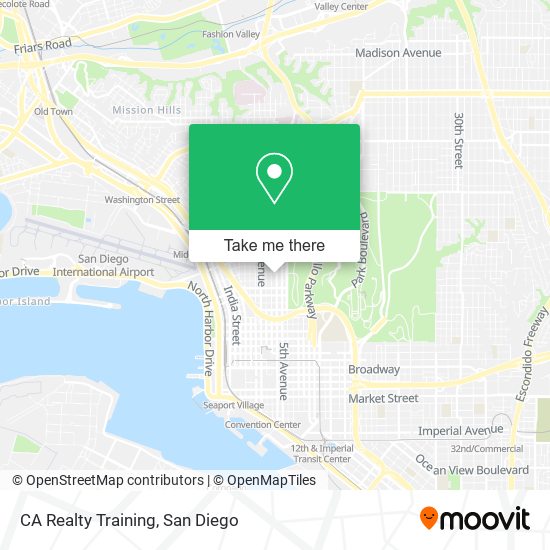 CA Realty Training map