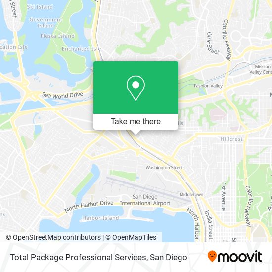 Total Package Professional Services map