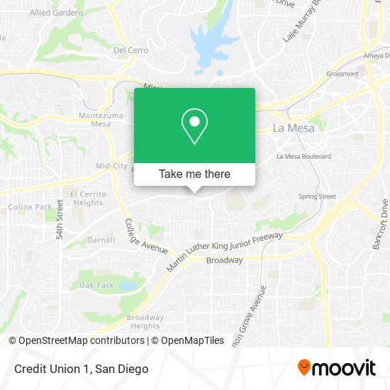 Credit Union 1 map